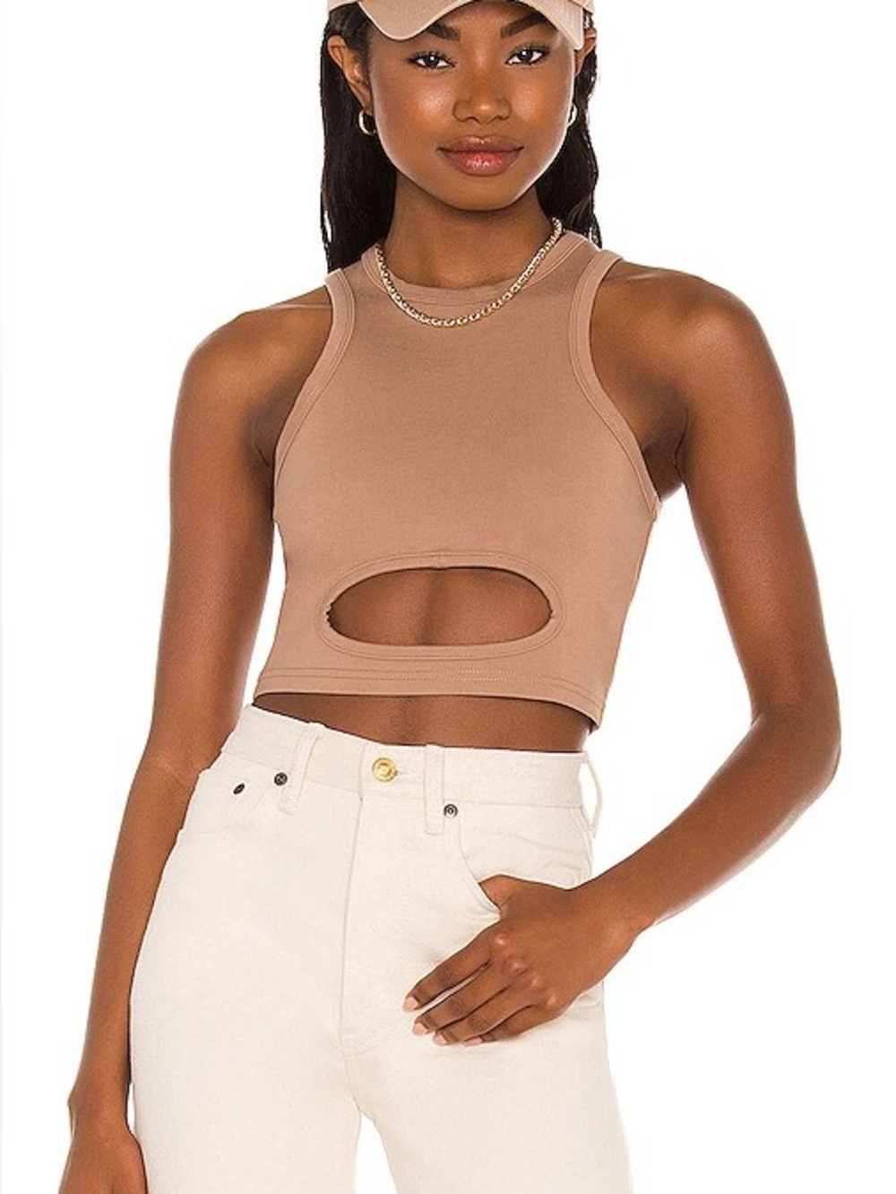 By.DYLN ‘Margot’ Cutout Cropped Tank Top